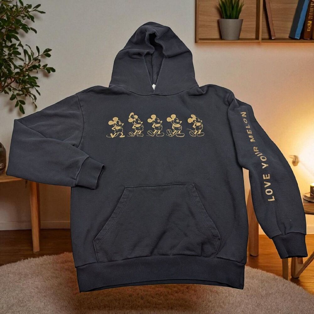 Disney x Love Your Melon Black Gold‎ Small Hoodie